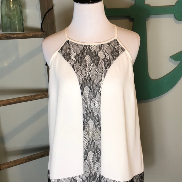 Creative Commune black lace detail top - Picture 2 of 6